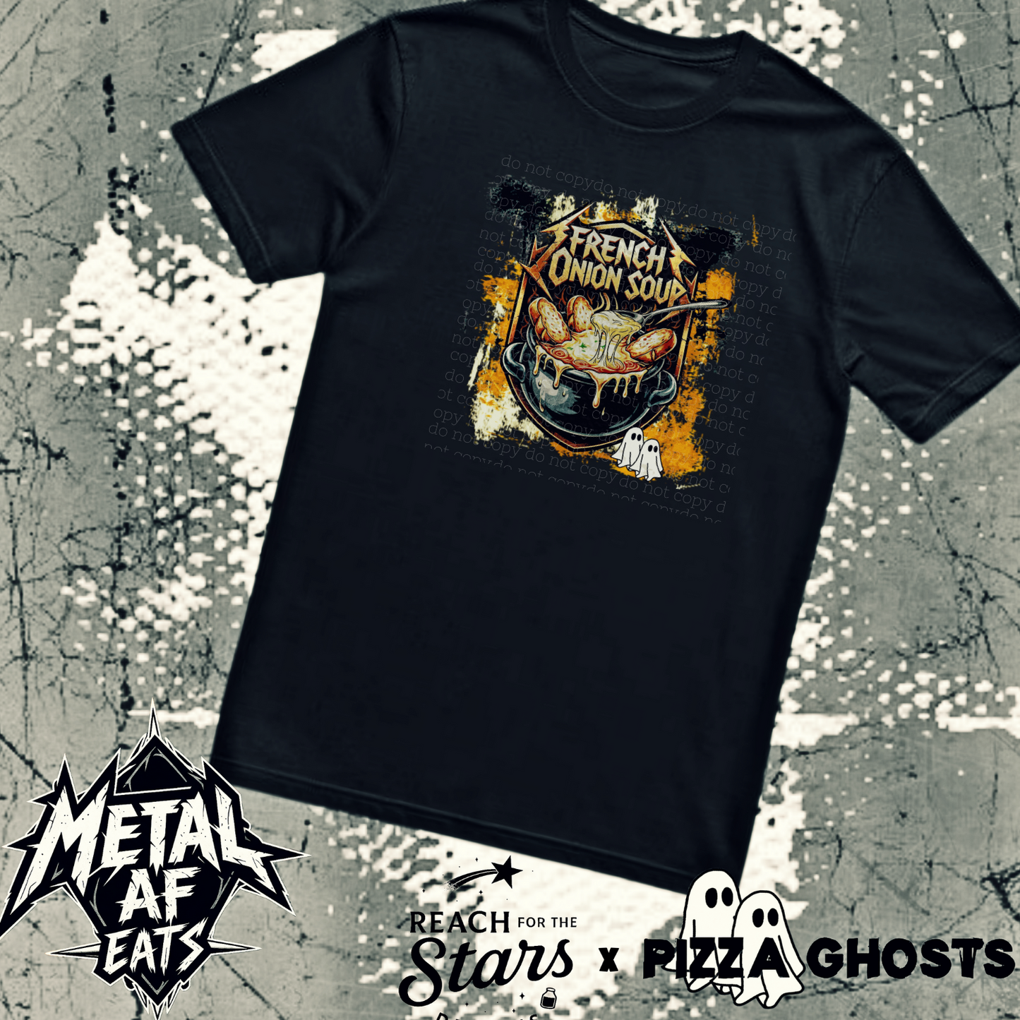 French Onion Soup Tee| PizzaGhosts x Reach For The Stars