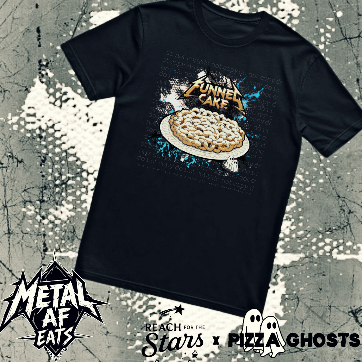 Funnel Cake Tee | PizzaGhosts x Reach For The Stars
