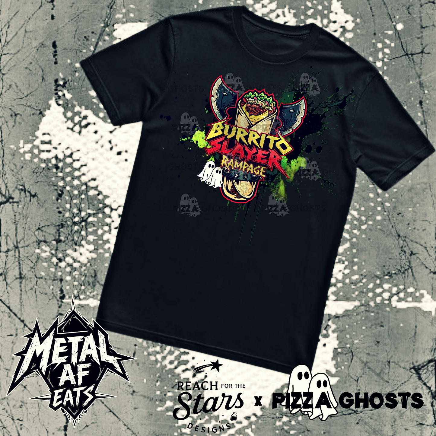 Metal AF Eats: BURRITO SLAYER RAMPAGE Tee