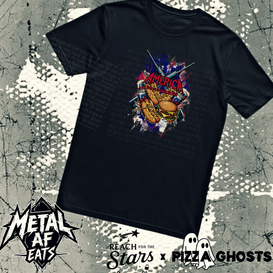 ‘MERICA Tee| PizzaGhosts x Reach For The Stars