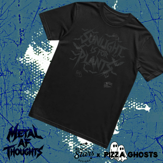Sunlight Is For Plants Tee| PizzaGhosts x Reach For The Stars
