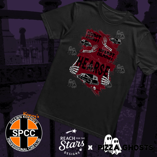 Hearse Tee| PizzaGhosts x Reach For The Stars x SPCC
