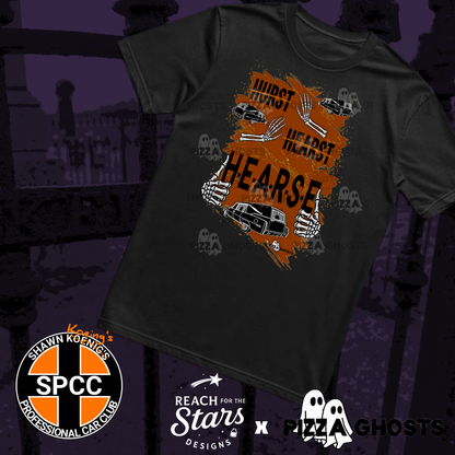 Hearse Tee| PizzaGhosts x Reach For The Stars x SPCC