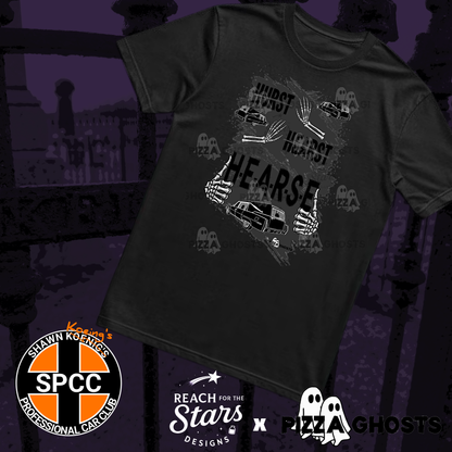 Hearse Tee| PizzaGhosts x Reach For The Stars x SPCC