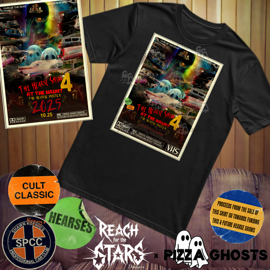 The Hearse Show 4 – Official VHS Poster Tee
