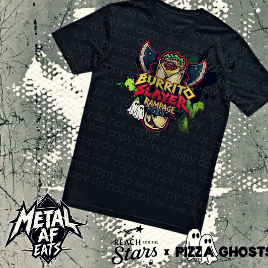 Metal AF Eats: BURRITO SLAYER RAMPAGE Tee
