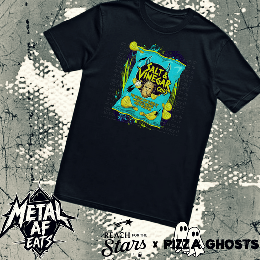 Salt & Vinegar Chips Tee| PizzaGhosts x Reach For The Stars