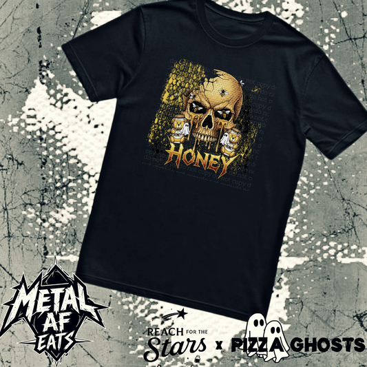 Honey Skull Tee| PizzaGhosts x Reach For The Stars