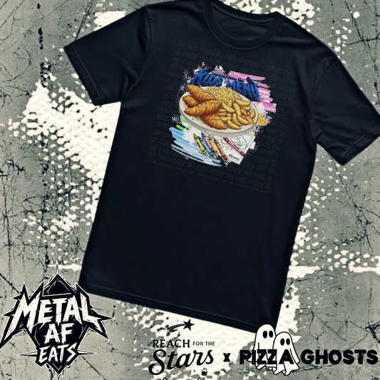 Kids Menu Tee| PizzaGhosts x Reach For The Stars