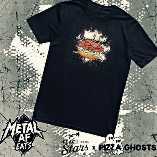 Lox with a Smear | Metal AF Eats x PizzaGhost Collab Tee