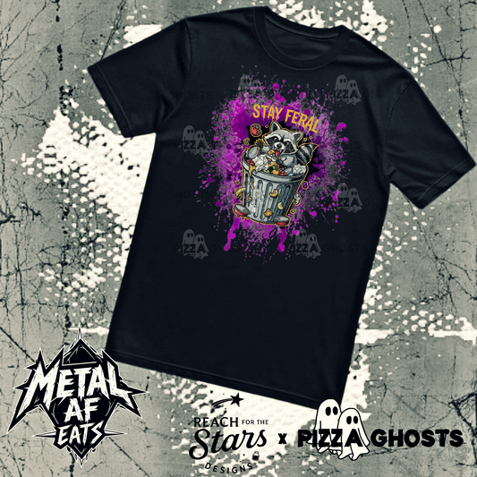 Stay Feral Tee | PizzaGhosts x Reach For The Stars