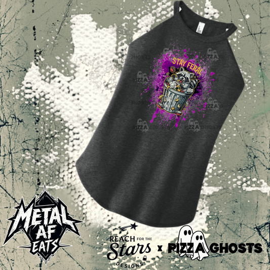Stay Feral Rocker Tank | PizzaGhosts x Reach For The Stars
