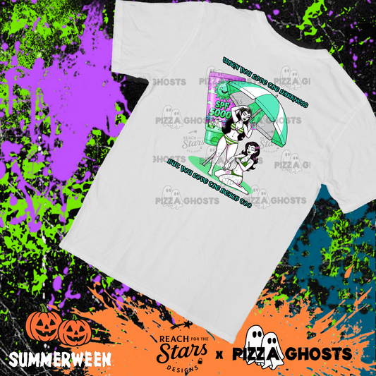 SPF 5000 Vampire Beach Club Tee | Summerween x Pizza Ghosts