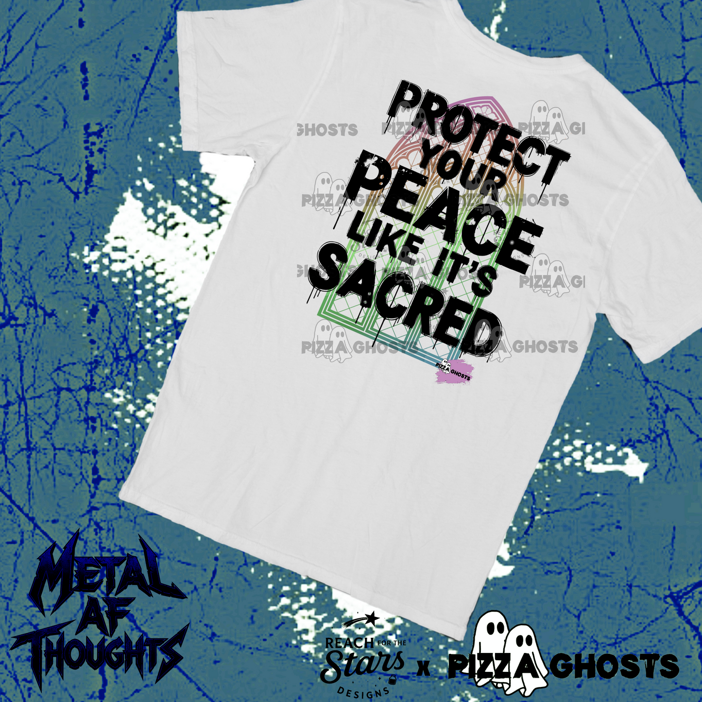 Protect Your Peace Tee | PizzaGhosts x Reach For The Stars